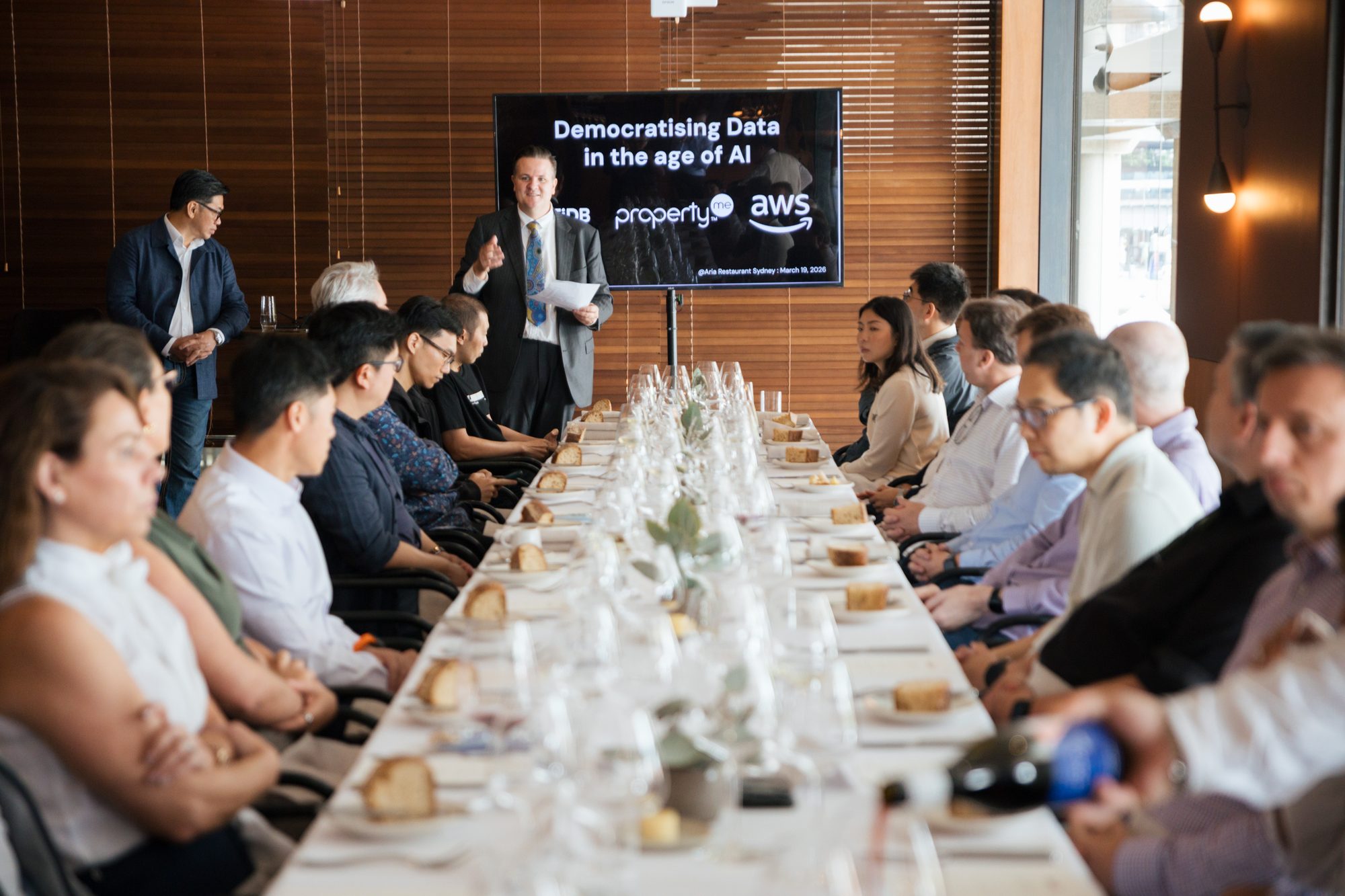 Matt Egan opening an Innovatus roundtable